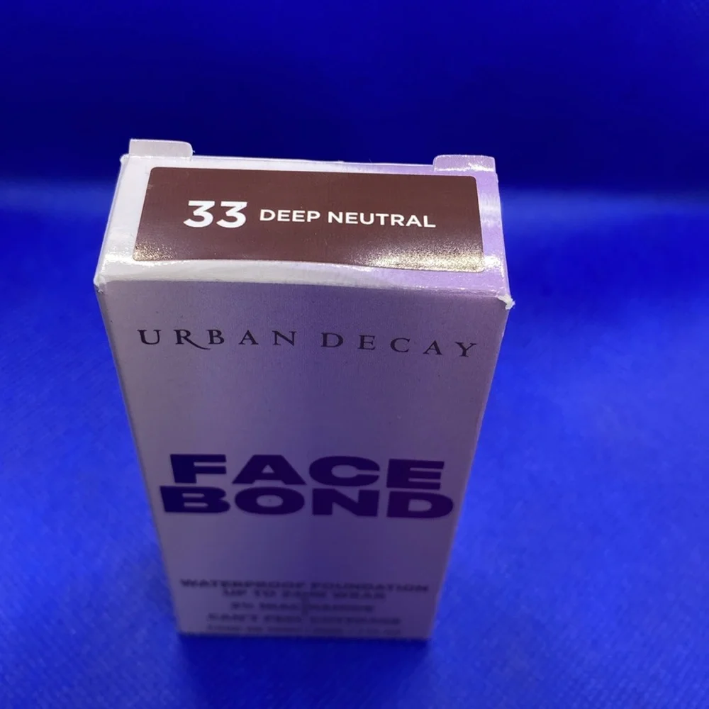 🤎URBAN DECAY🤎Face Bond Self-Setting Waterproof Foundation in Deep Neutral/NIB